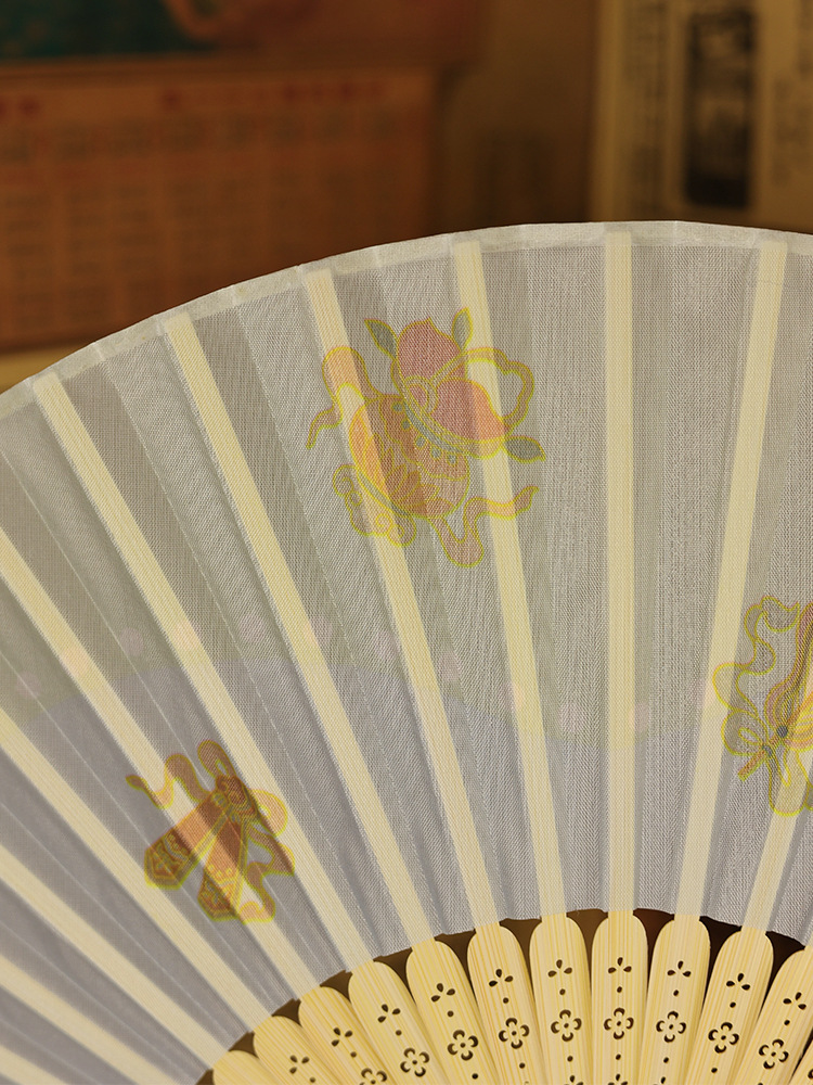夏天扇子古风扇子折叠扇子古风折扇汉服扇新中式女扇舞蹈扇小扇子